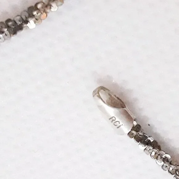 CLOSET SALE!!   New sterling silver18 inch chain 5.4 grams - Picture 5 of 8